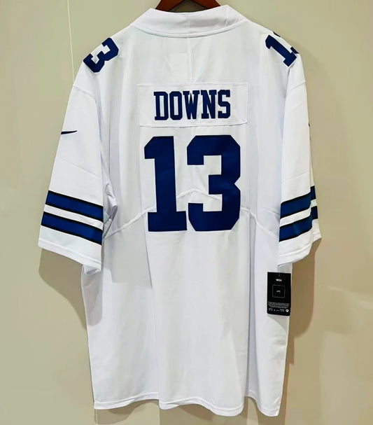 Caleb Downs Dallas Cowboys Official NFL Nike Jersey White product image 1, provided for visual reference and product detail