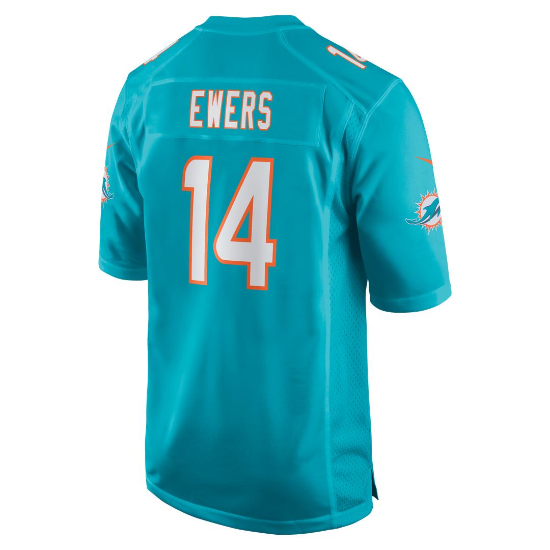Miami Dolphins Quinn Ewers Nike Aqua Game Jersey product image 3