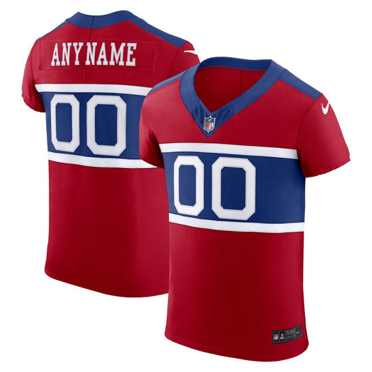 New York Giants Nike Red Alternate Vapor FUSE Elite Custom product image 1