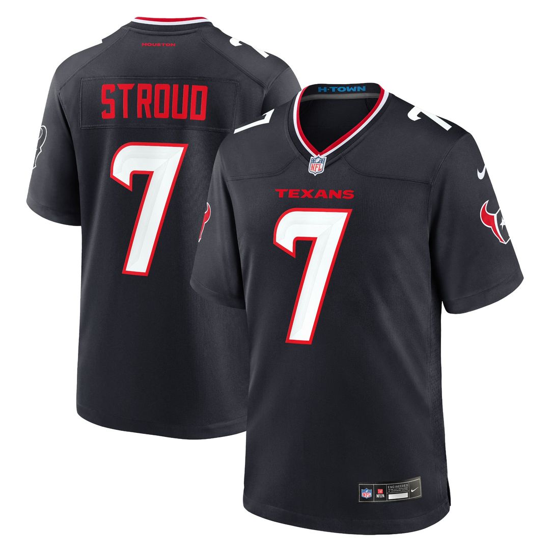 Houston Texans C.J. Stroud Nike Navy Game Jersey product image 1