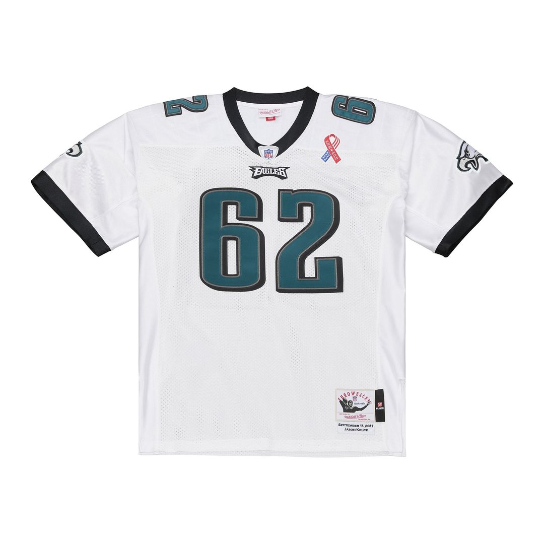 Philadelphia Eagles Jason Kelce Mitchell & Ness White 2011 product image 2