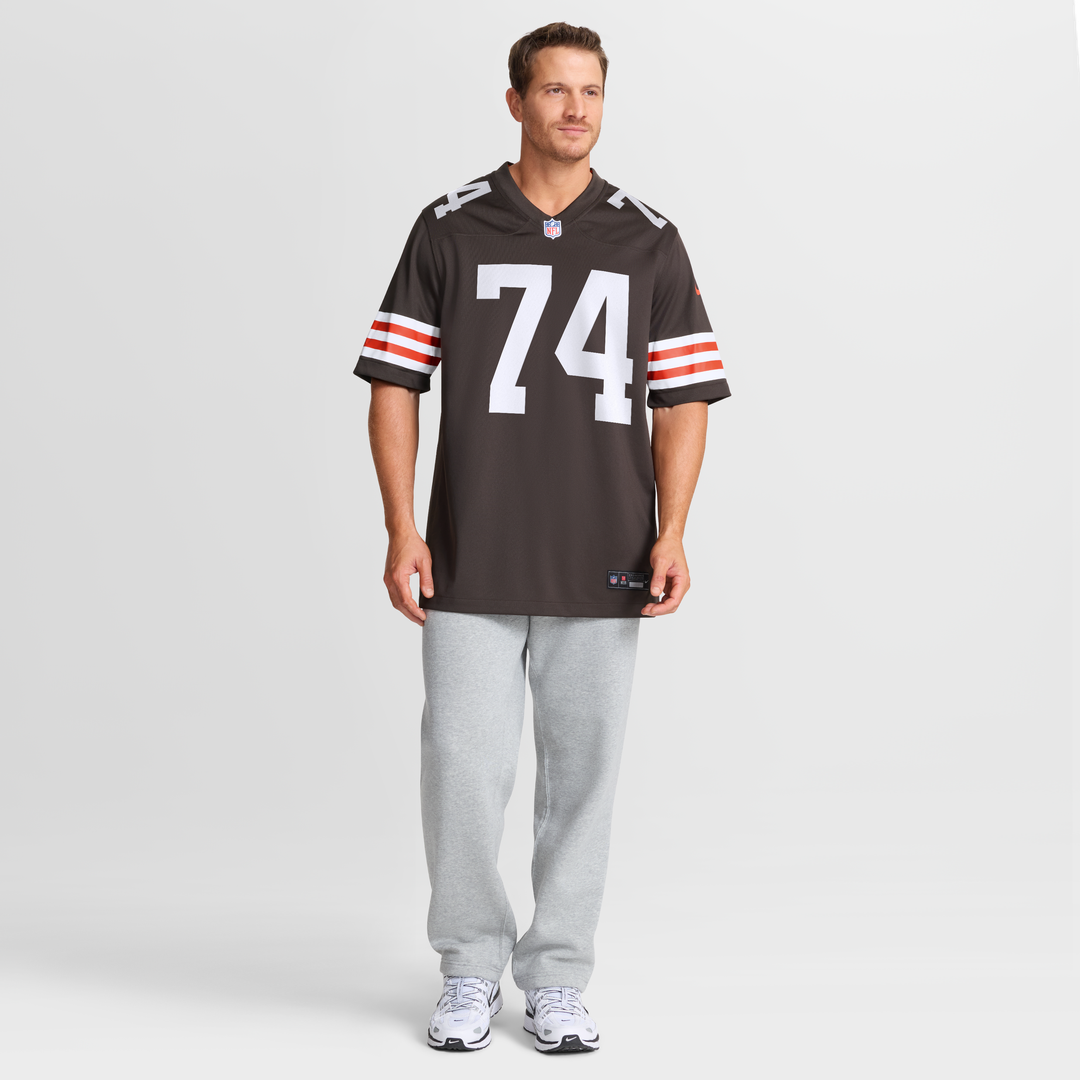 Cleveland Browns Elgton Jenkins Nike Brown Game Jersey product image 4