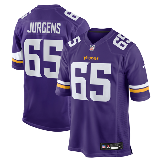 Minnesota Vikings Michael Jurgens Nike Purple Game Jersey product image 1