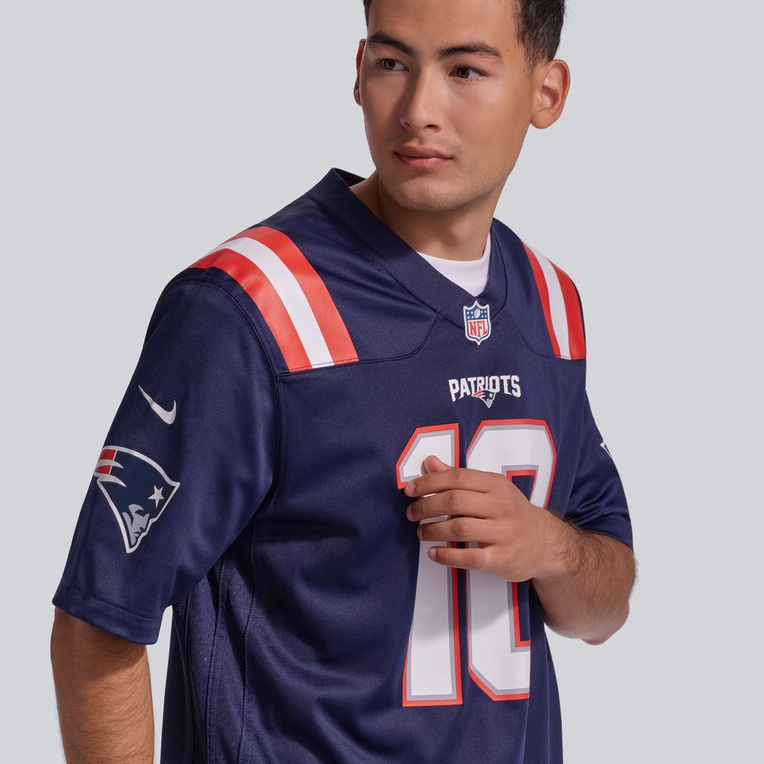 New England Patriots Drake Maye Nike Navy Game Jersey product image 9