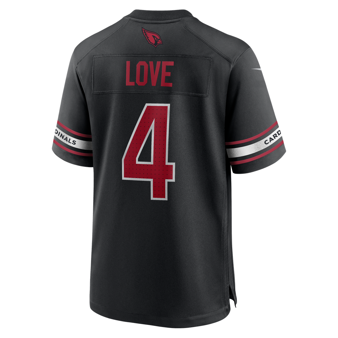 Arizona Cardinals Jeremiyah Love Nike Black Alternate Game product image 9