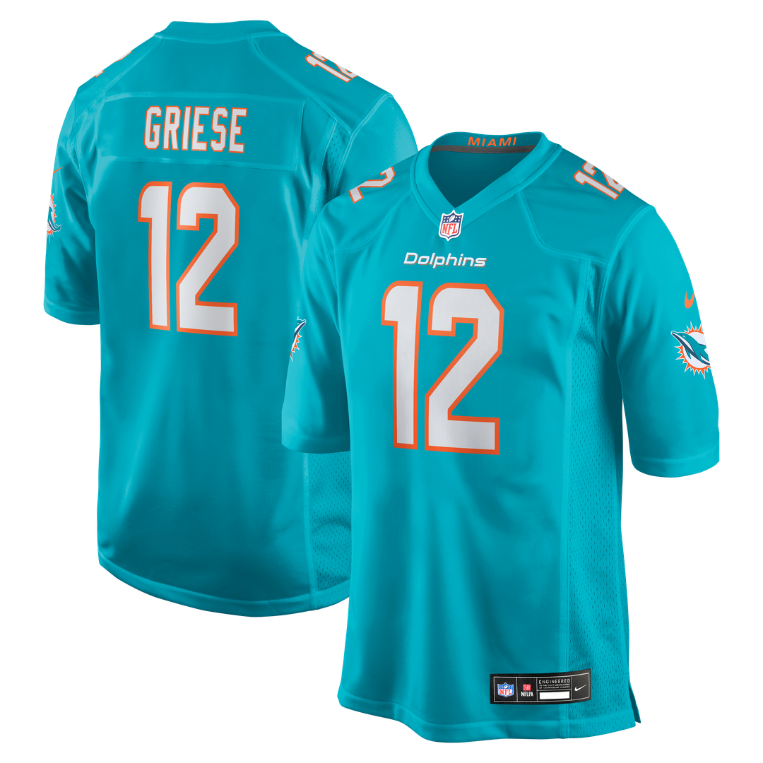 Miami Dolphins Bob Griese Nike Aqua Retired Player Game product image 1