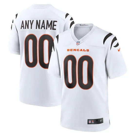 Any name & Number Cincinnati Bengals Official NFL Nike customized jersey white product image 1, provided for visual
