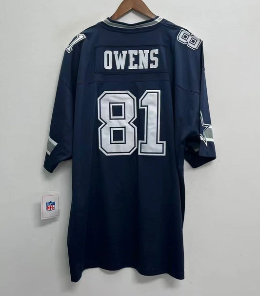 Terrell Owens Dallas Cowboys Official NFL Jersey Mitchell & Ness product image 1, provided for visual reference and product