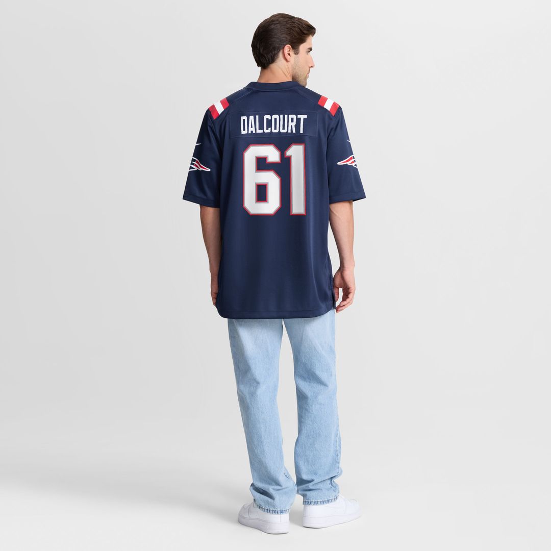 New England Patriots Darrian Dalcourt Nike Navy Game Jersey product image 3