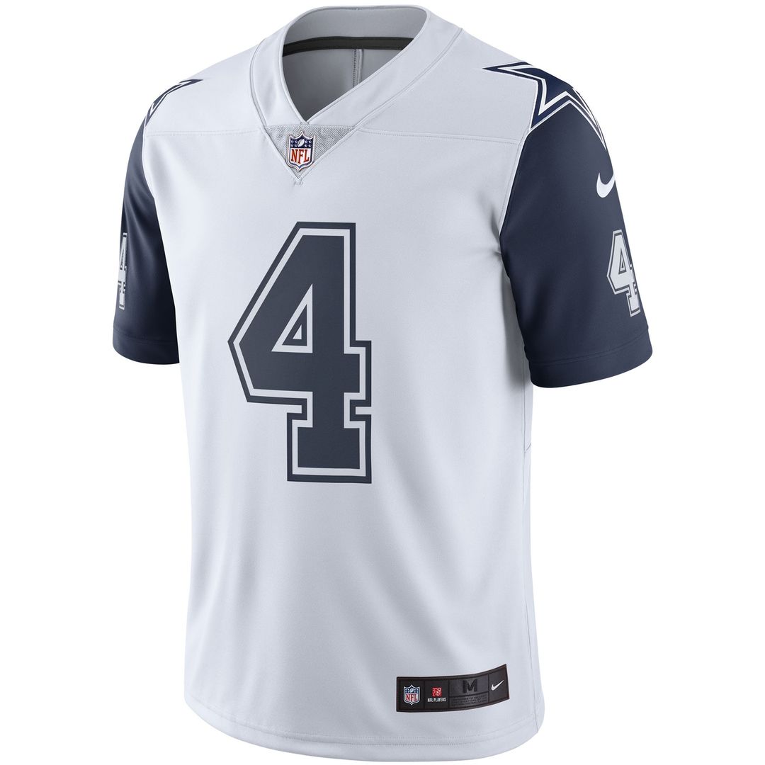 Dallas Cowboys Dak Prescott Nike Navy Vapor Limited Player product image 8