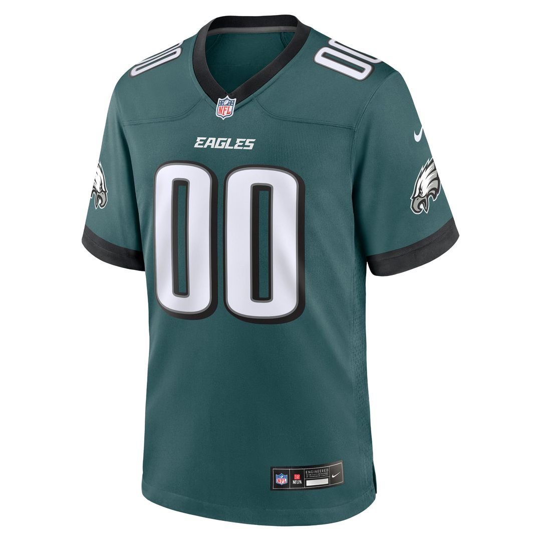 Philadelphia Eagles Nike Midnight Green Custom Jersey product image 2