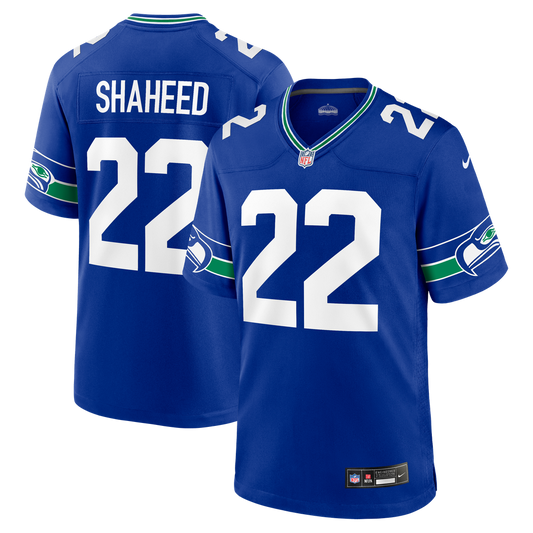 Seattle Seahawks Rashid Shaheed Nike Royal Alternate Game product image 1