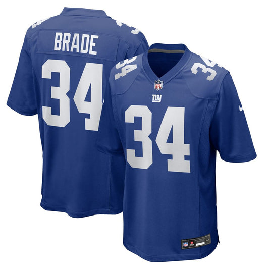 New York Giants Beau Brade Nike Royal Game Jersey product image 1