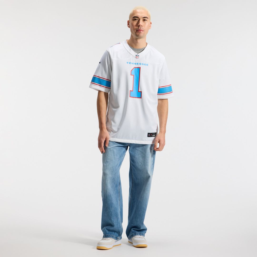 Tennessee Titans Cameron Ward Nike Light Blue Game Jersey product image 30