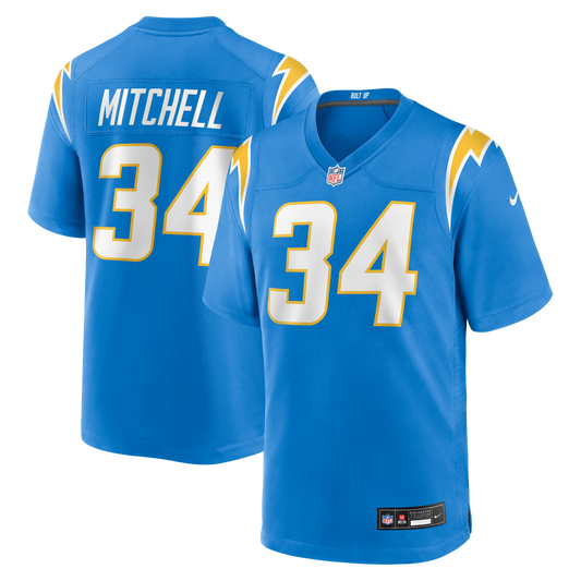 Los Angeles Chargers Keaton Mitchell Nike Powder Blue Game product image 1