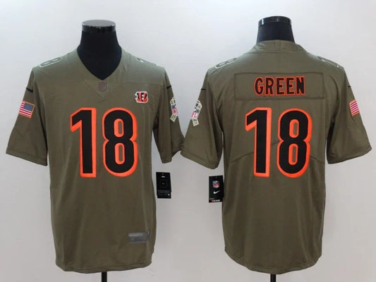 AJ Green Cincinnati Bengals military salute to service Jersey product image 1, provided for visual reference and product