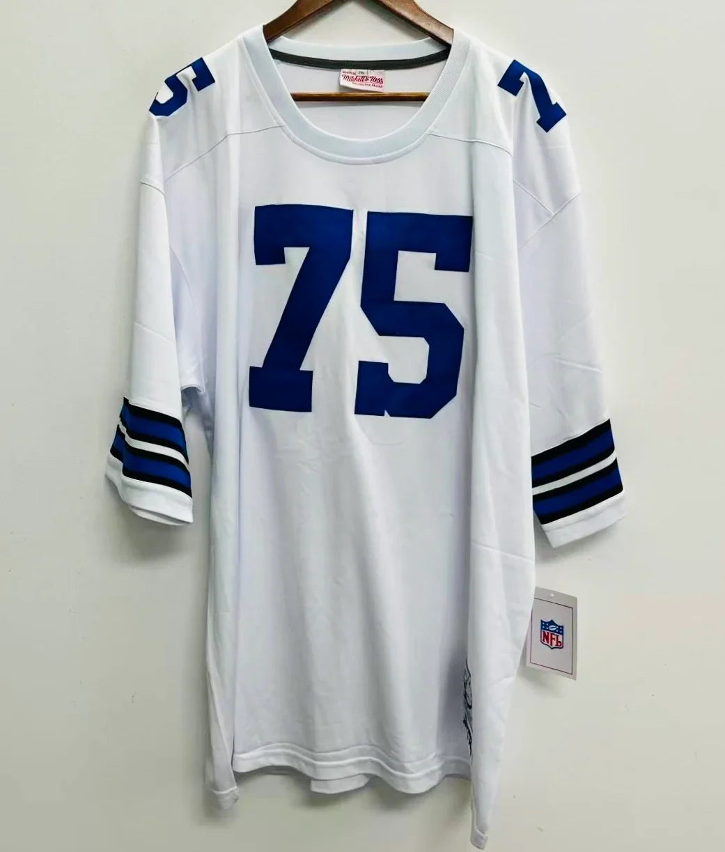 Jethro Pugh Dallas Cowboys Official NFL Jersey white Mitchell & Ness product image 2, provided for visual reference and