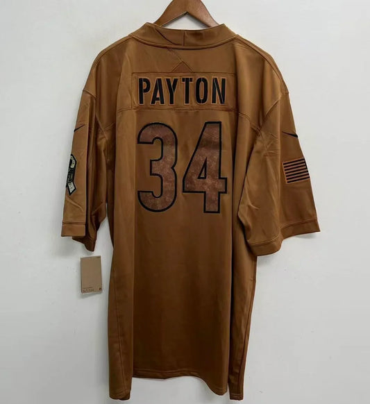 Walter Payton Chicago Bears military salute to service Jersey Nike product image 1, provided for visual reference and