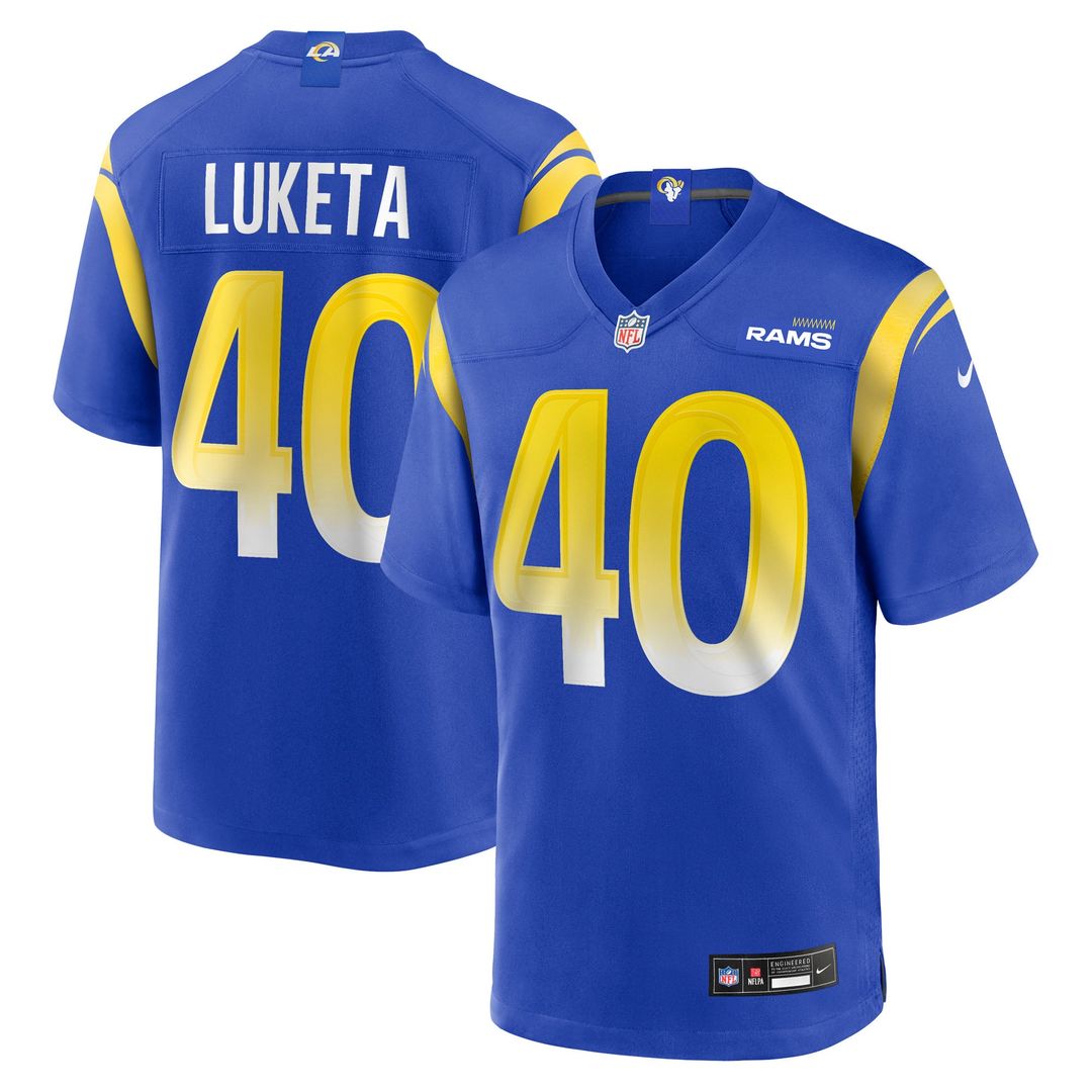Los Angeles Rams Jesse Luketa Nike Royal Game Jersey product image 1