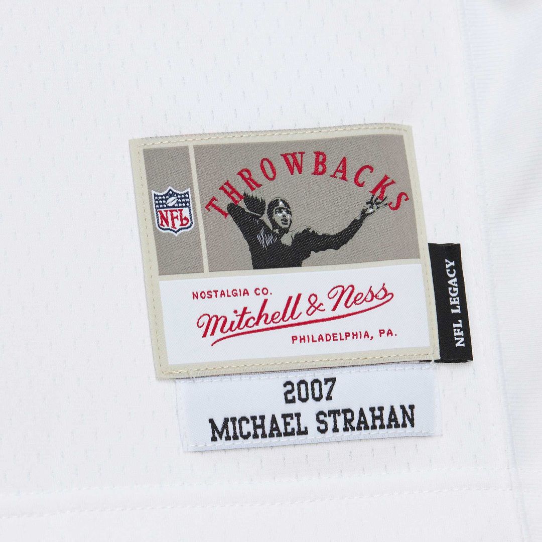 New York Giants Michael Strahan Mitchell & Ness White product image 6