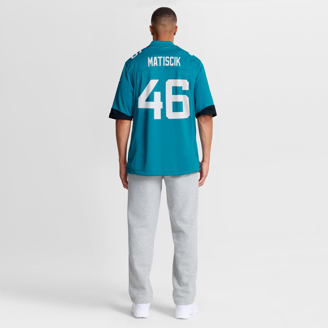 Jacksonville Jaguars Ross Matiscik Nike Teal Game Jersey product image 8