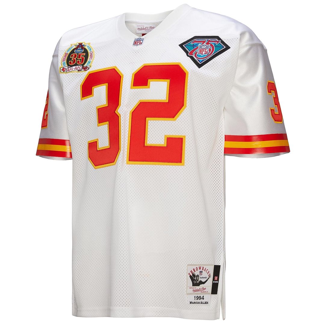Kansas City Chiefs 1994 Marcus Allen Mitchell & Ness White product image 2