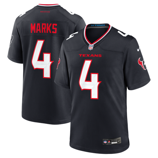 Houston Texans Woody Marks Nike Navy Game Jersey product image 1