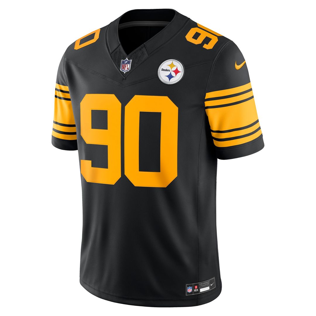 Pittsburgh Steelers T.J. Watt Nike Black Alternate Vapor product image 2