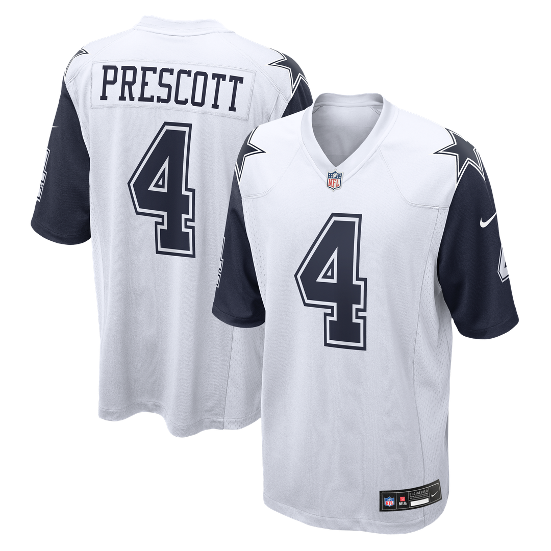 Dallas Cowboys Dak Prescott Nike White Alternate Game Team product image 1