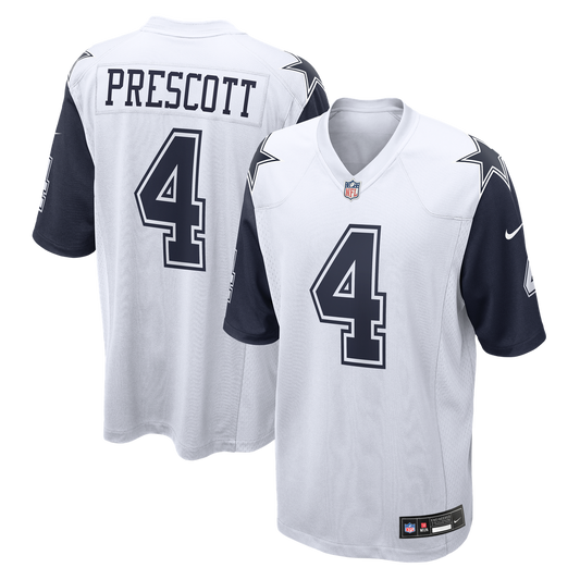 Dallas Cowboys Dak Prescott Nike White Alternate Game Team product image 1