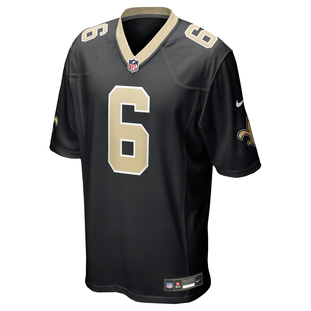 New Orleans Saints Tyler Shough Nike Black Game Jersey product image 6