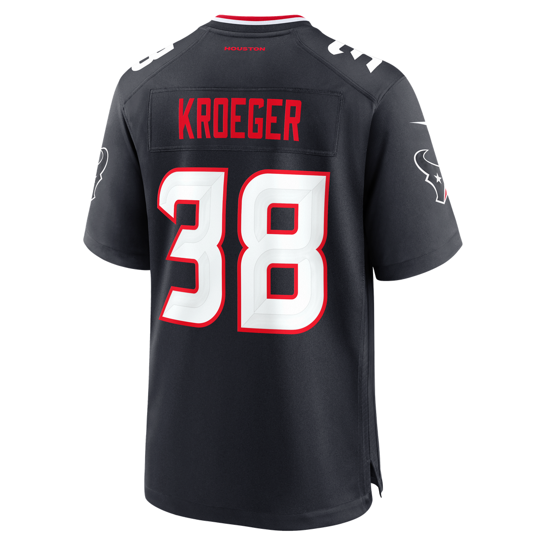 Houston Texans Kai Kroeger Nike Navy Game Jersey product image 3