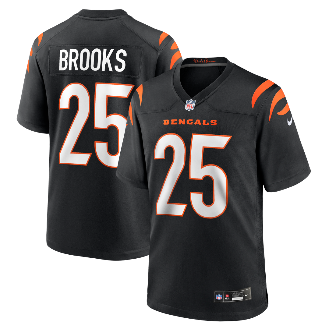 Cincinnati Bengals Tahj Brooks Nike Black Game Jersey product image 1