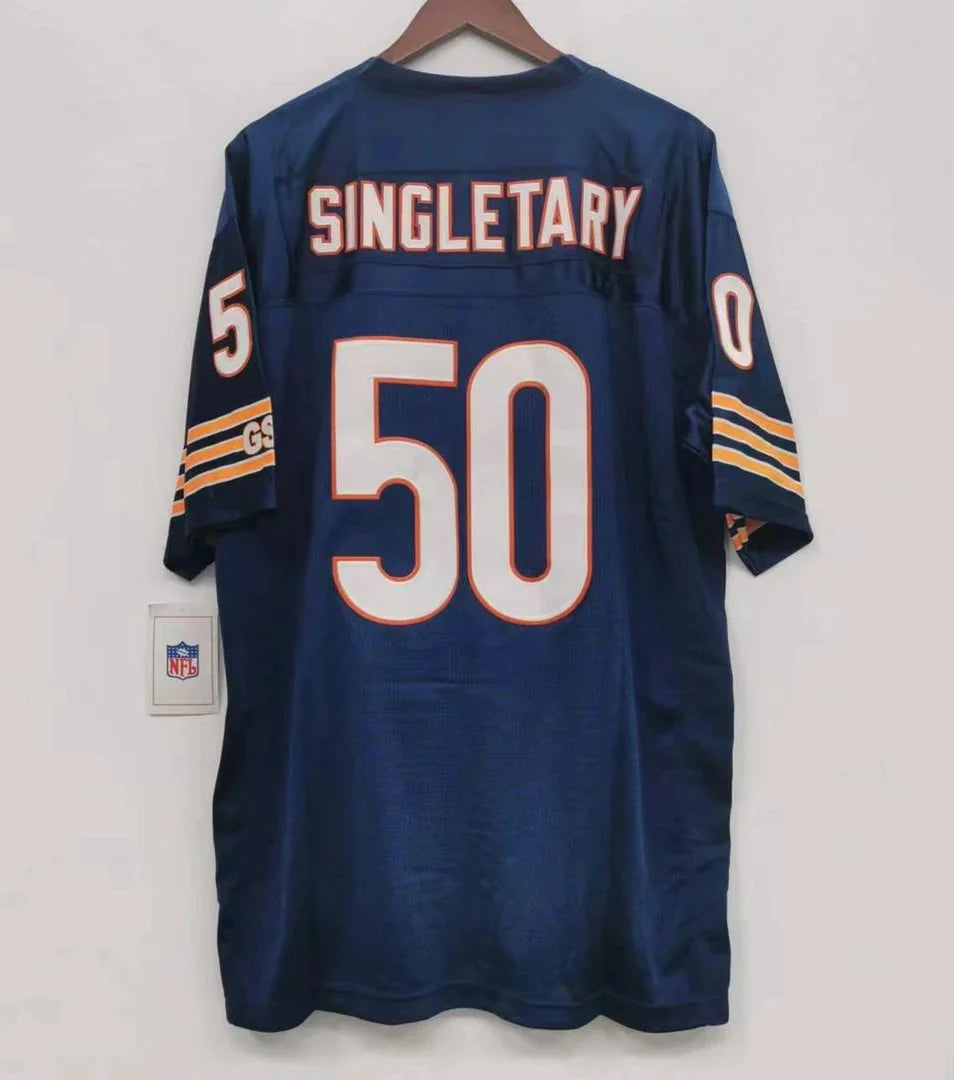 Mike Singletary Chicago Bears Jersey Mitchell & Ness product image 1, provided for visual reference and product detail review