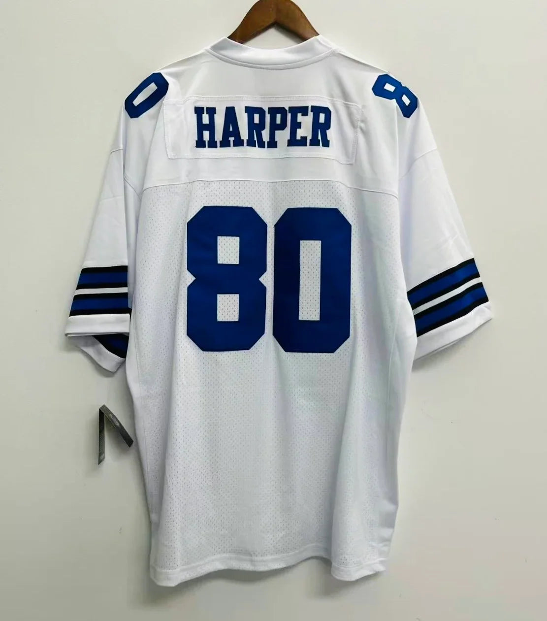 Alvin Harper Dallas Cowboys 1994 Official NFL Jersey white Mitchell & Ness product image 1, provided for visual reference
