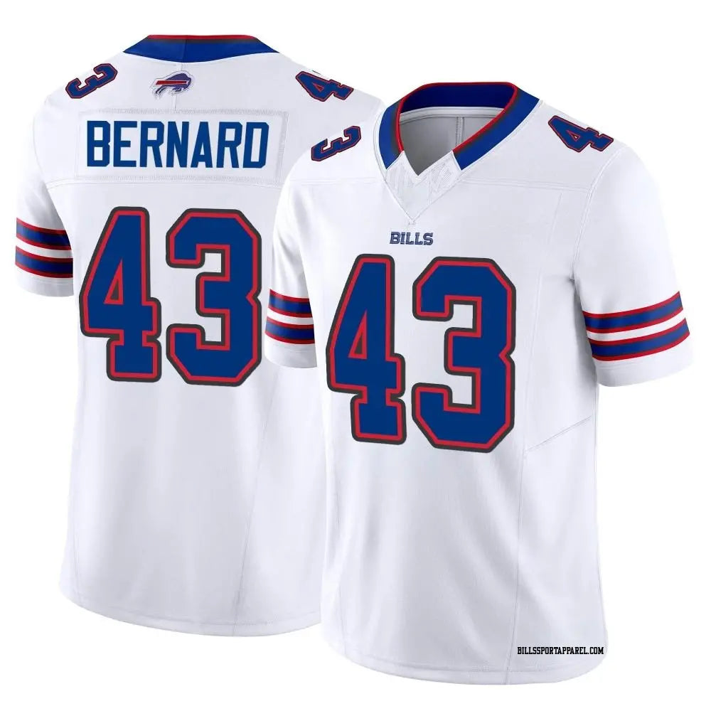 Terrel Bernard Youth Buffalo Bills Official NFL Nike Jersey white product image 1, provided for visual reference and product