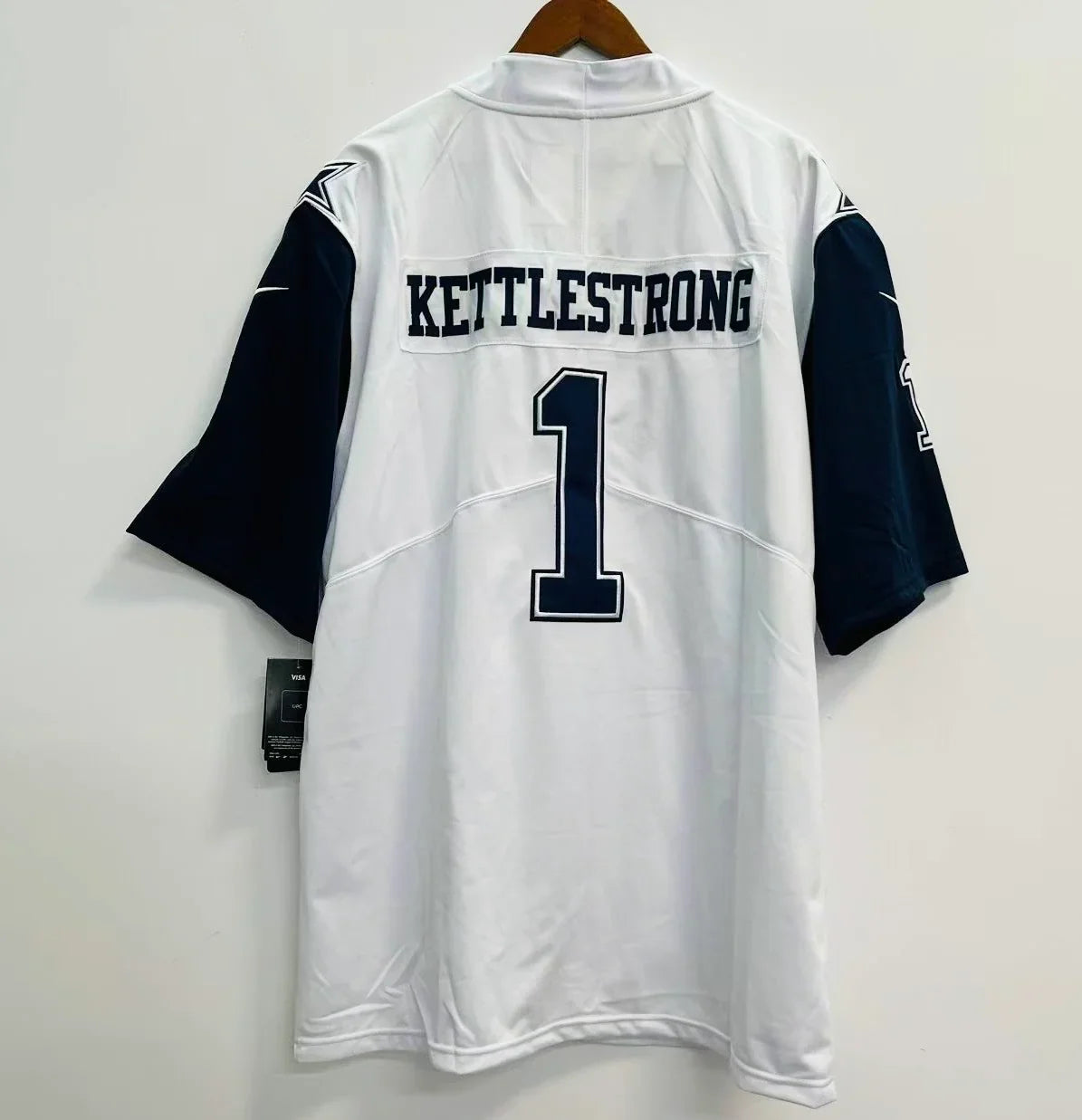 Any name & Number customized Dallas Cowboys Official NFL Nike Jersey product image 4, provided for visual reference and