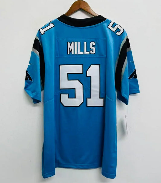 Sam Mills Carolina Panthers Official NFL NIKE Jersey product image 1, provided for visual reference and product detail review