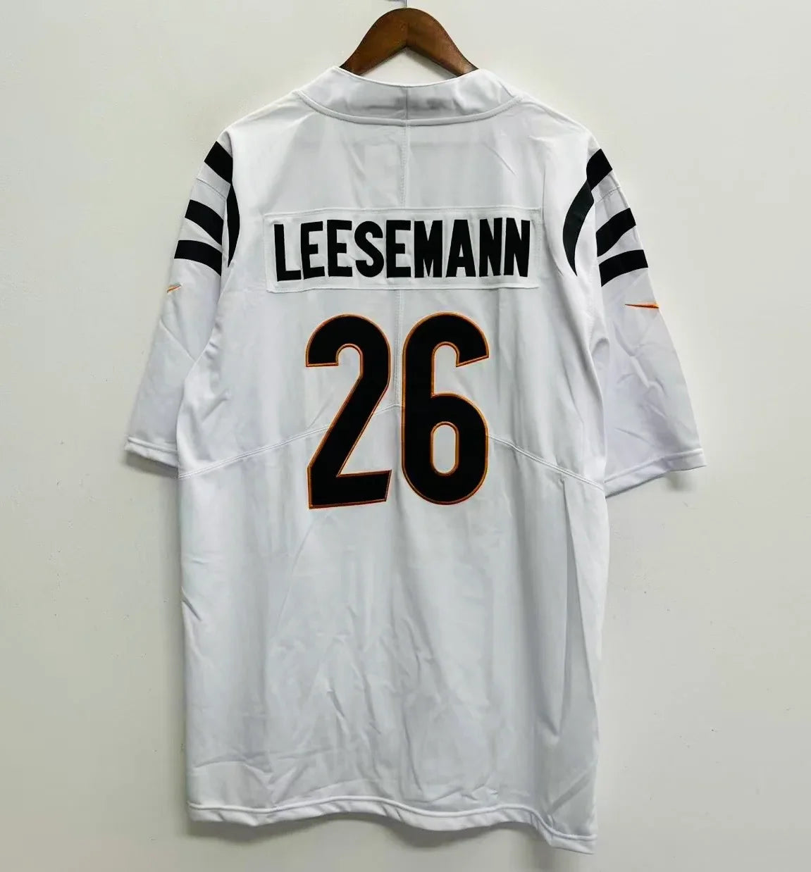 Any name & Number Cincinnati Bengals Official NFL Nike customized jersey white product image 3, provided for visual