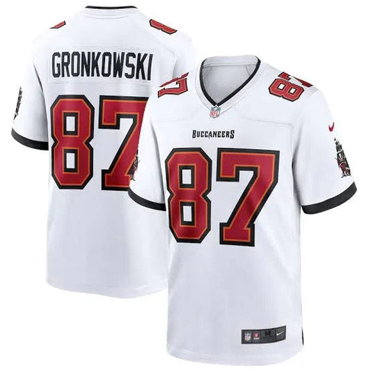Rob Gronkowski Tampa Bay Buccaneers YOUTH KIDS Official Nike Jersey white product image 1, provided for visual reference and