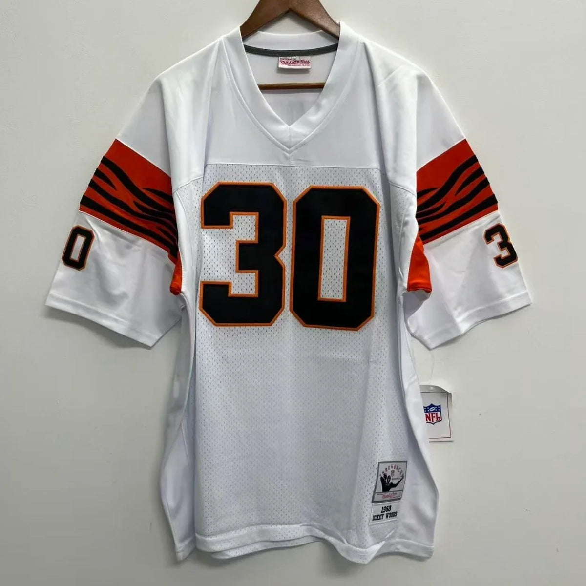 Ickey Woods Cincinnati Bengals Official NFL Jersey Mitchell & Ness product image 3, provided for visual reference and