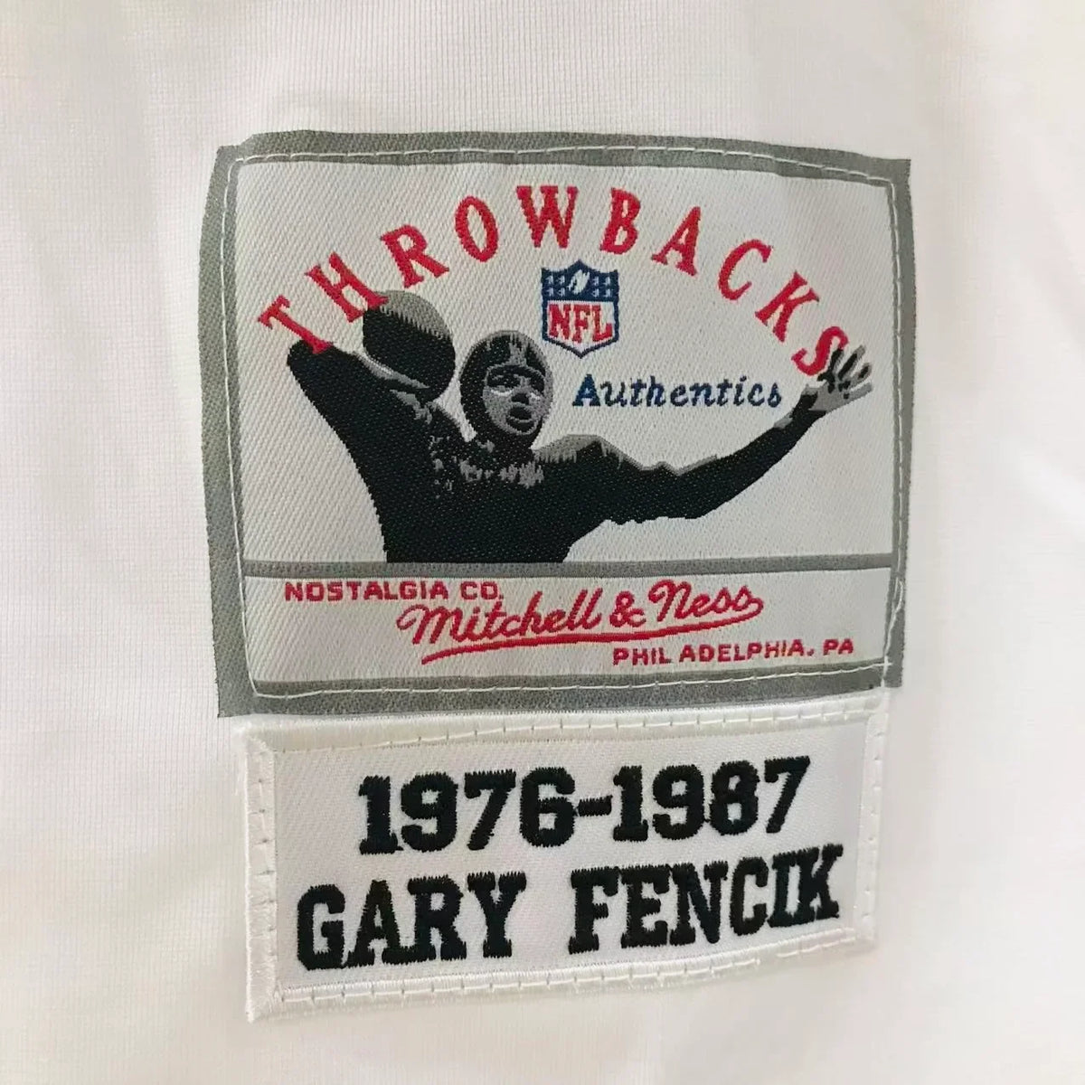 Gary Fencik Chicago Bears Official NFL Mitchell & Ness Jersey product image 3, provided for visual reference and product