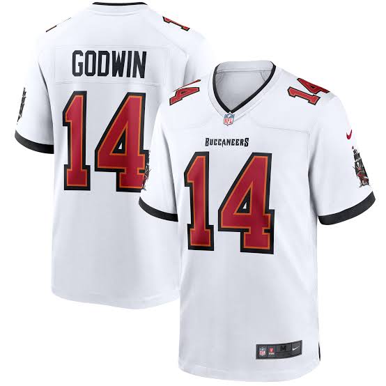 Chris Godwin Tampa Bay Buccaneers YOUTH KIDS Official Nike Jersey White product image 1, provided for visual reference and
