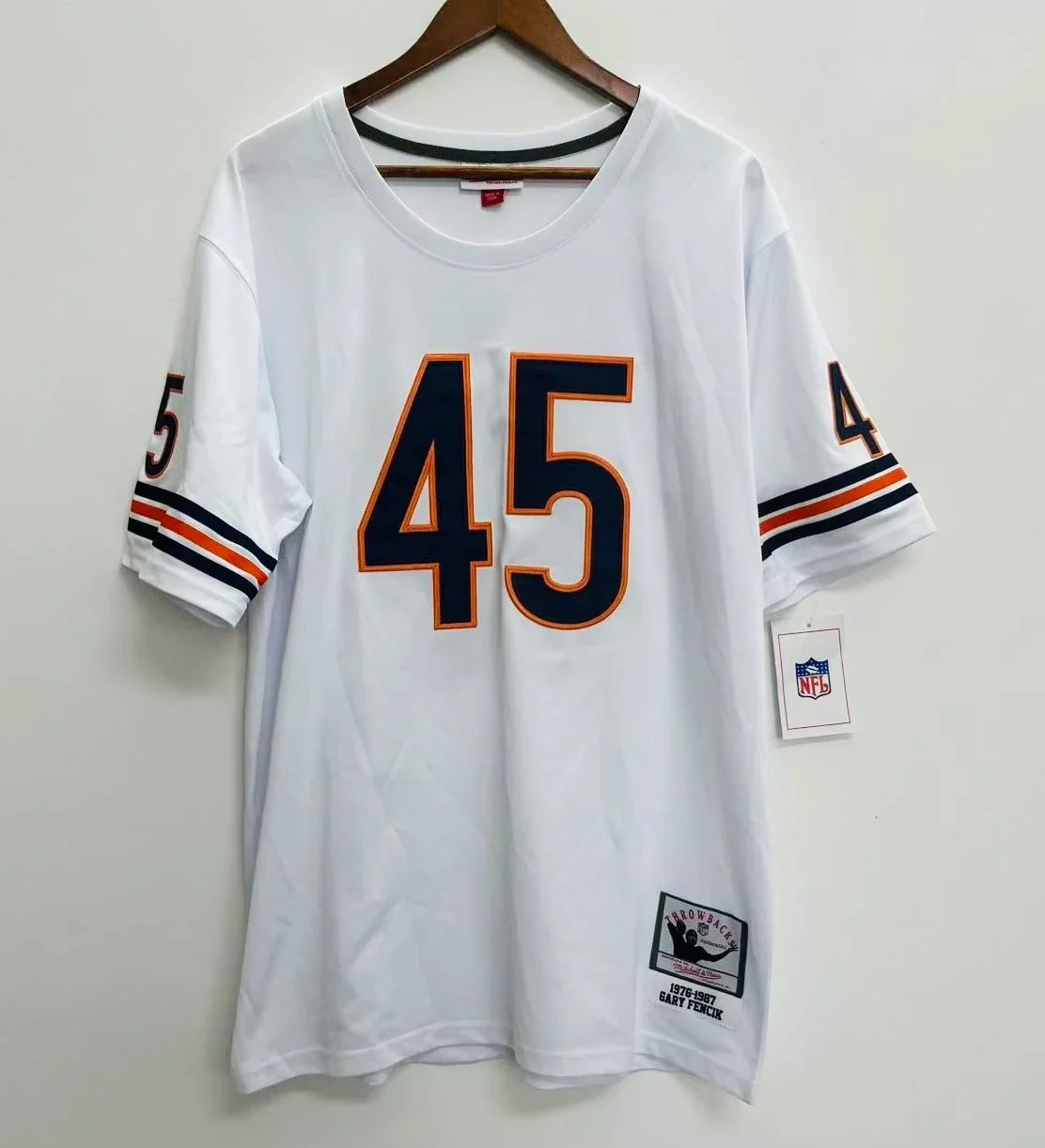 Gary Fencik Chicago Bears Official NFL Mitchell & Ness Jersey product image 2, provided for visual reference and product