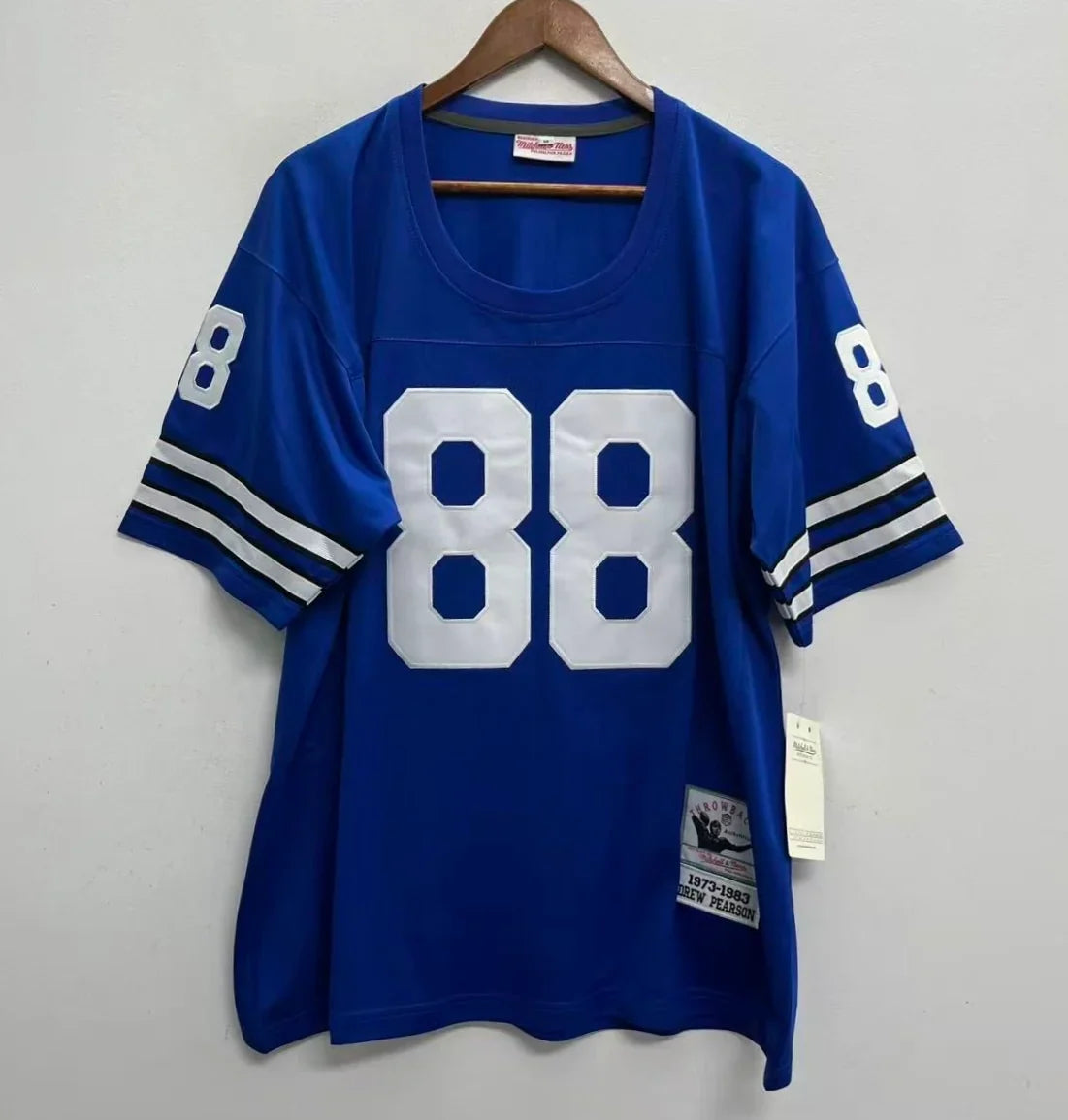 Drew Pearson Dallas Cowboys Official NFL Jersey Mitchell & Ness blue product image 2, provided for visual reference and