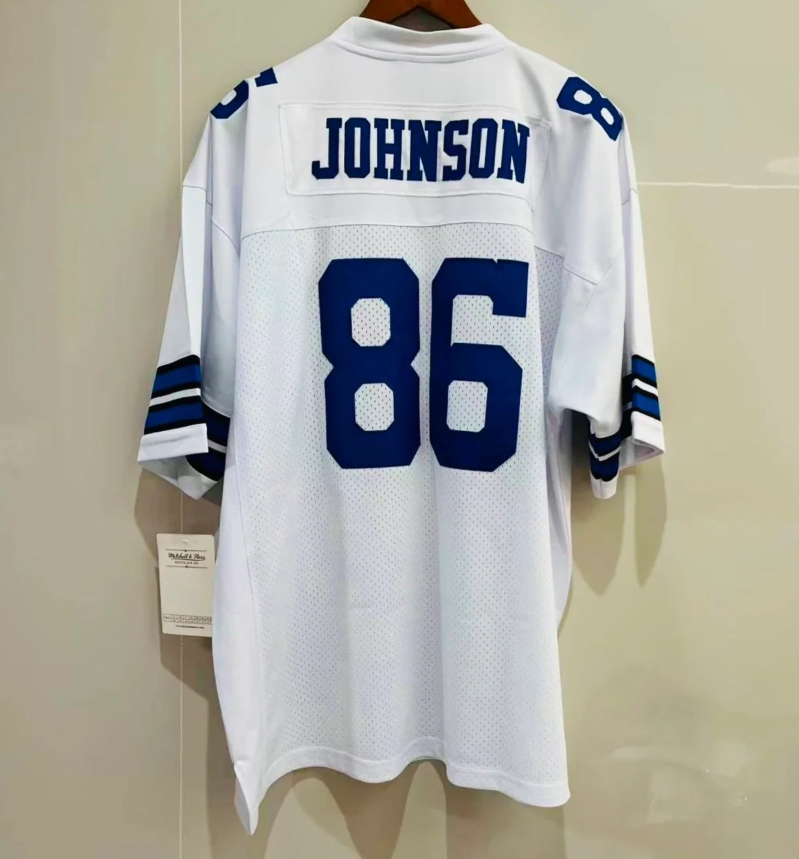 Butch Johnson Dallas Cowboys Official NFL Jersey Mitchell & Ness product image 1, provided for visual reference and product