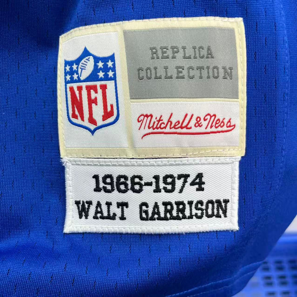 Walt Garrison 1969 Dallas Cowboys Official NFL Jersey blue Mitchell & Ness product image 3, provided for visual reference