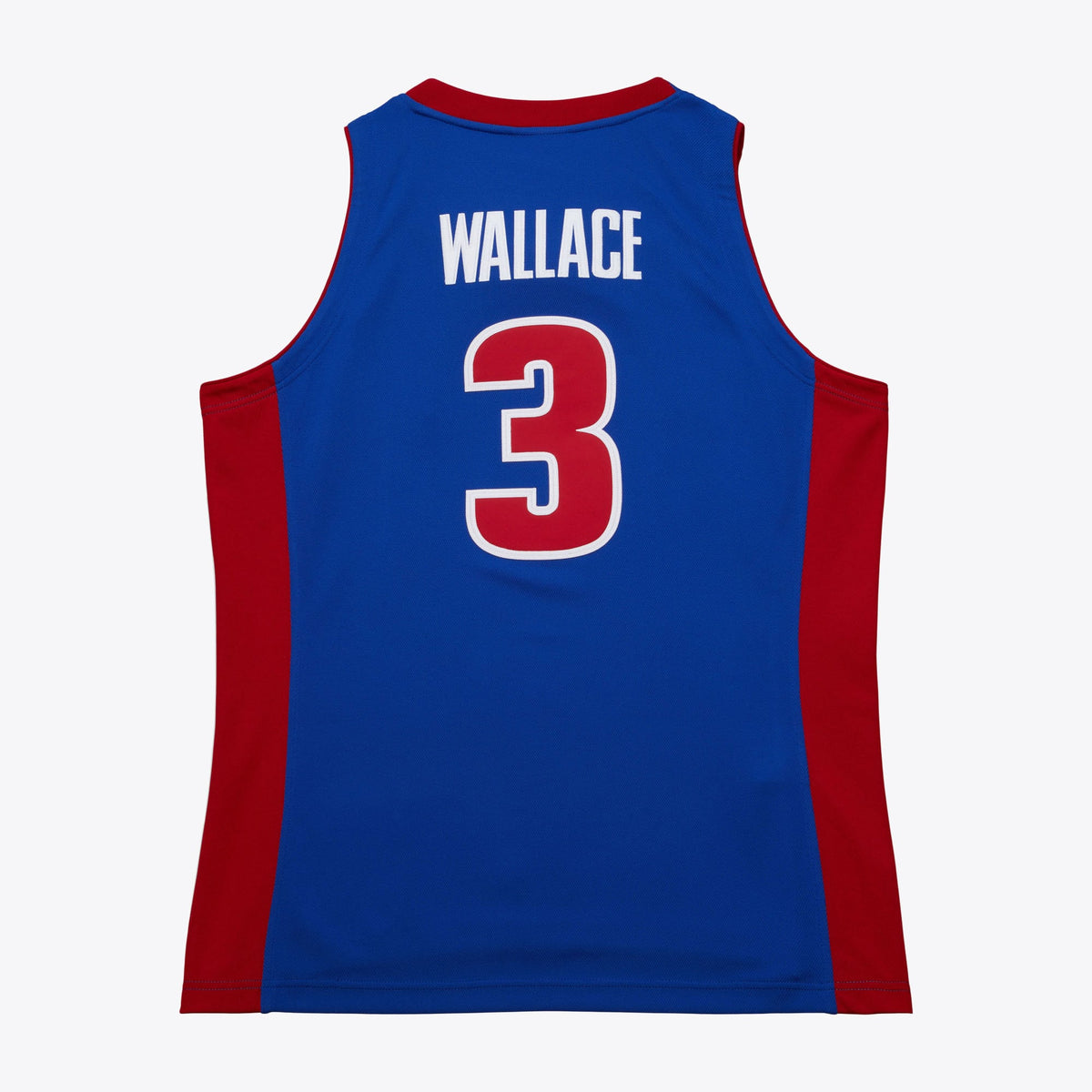 Ben Wallace Detroit Pistons Blue 2007 Finals Jersey Stitched product image 2, provided for visual reference and product