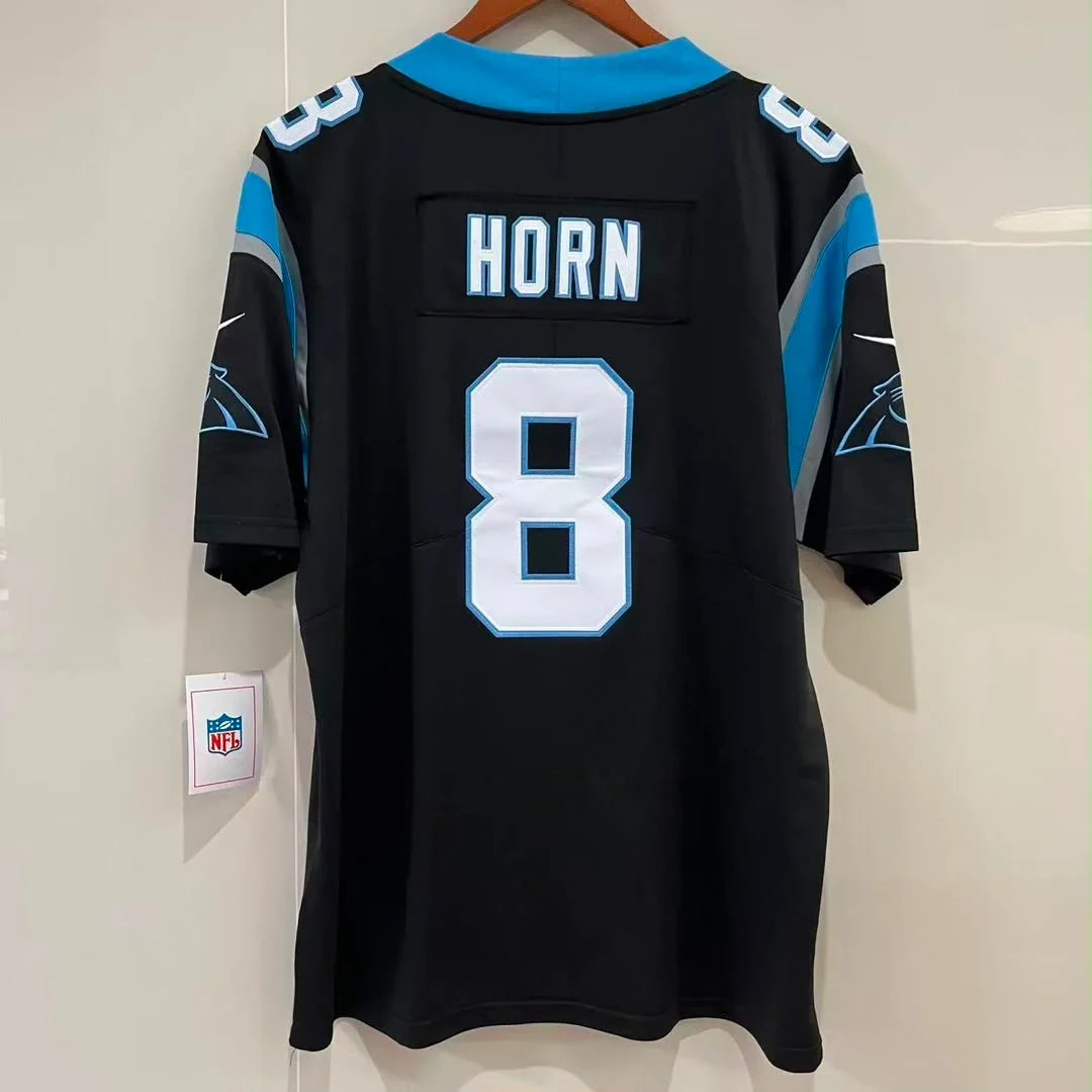 Jaycee Horn Carolina Panthers Official NFL NIKE Jersey Black product image 1, provided for visual reference and product