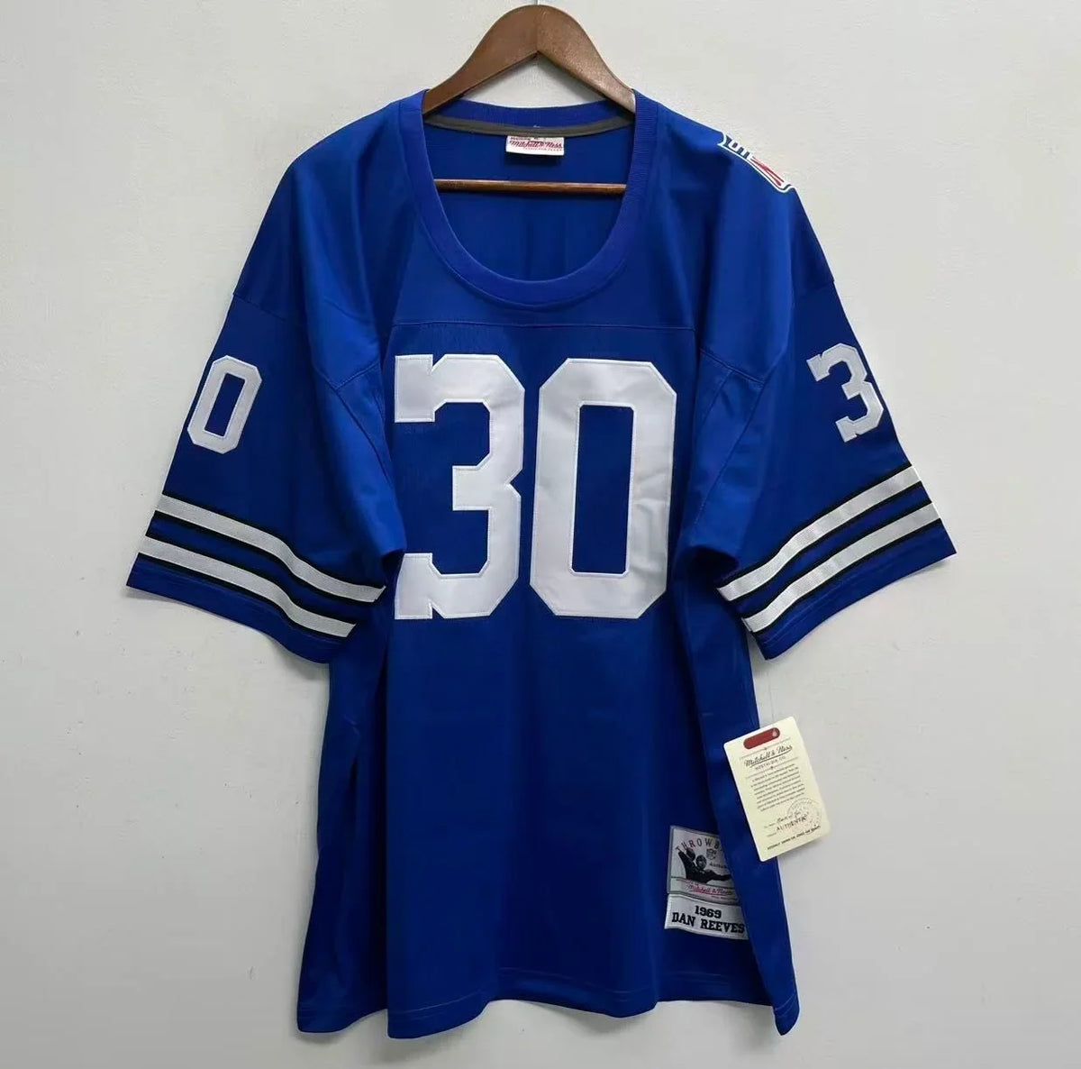 Dan Reeves Dallas Cowboys Official NFL Jersey Mitchell & Ness blue product image 2, provided for visual reference and